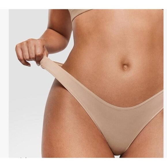 INLYRIC Women's Inbarely Soft Thong - No Show Sexy Panties3 in pack new - Picture 2 of 7